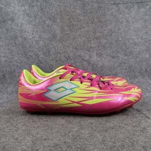 Lotto Soccer Cleats Womens 7.5 Forza Lace Up Athletic Sport Performance Pink